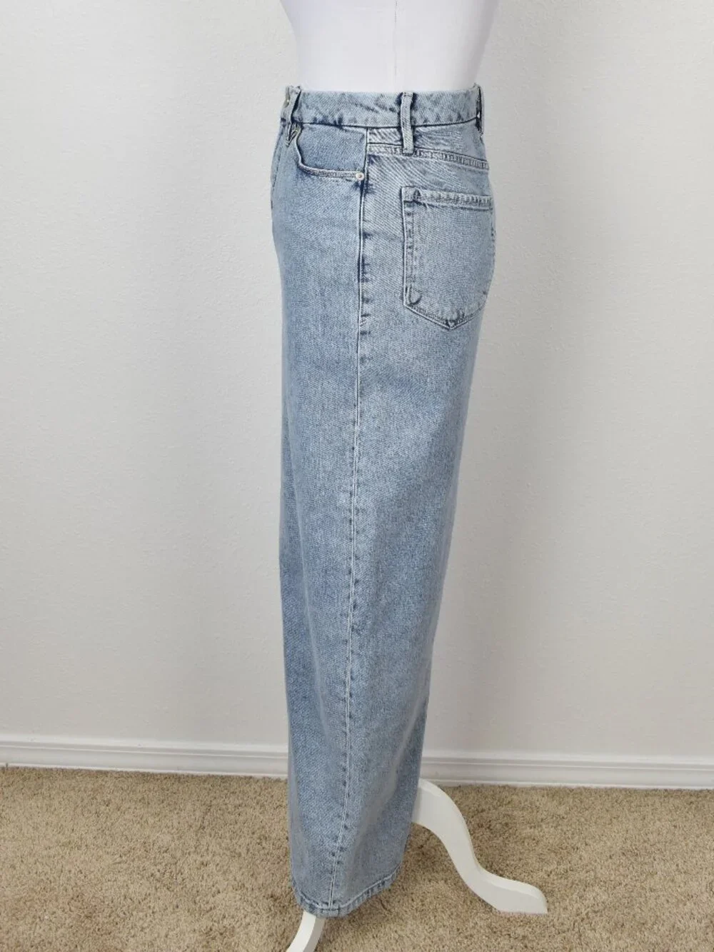 Good American Uniform Maxi Skirt NEW - 0/25 - Picture 5 of 13